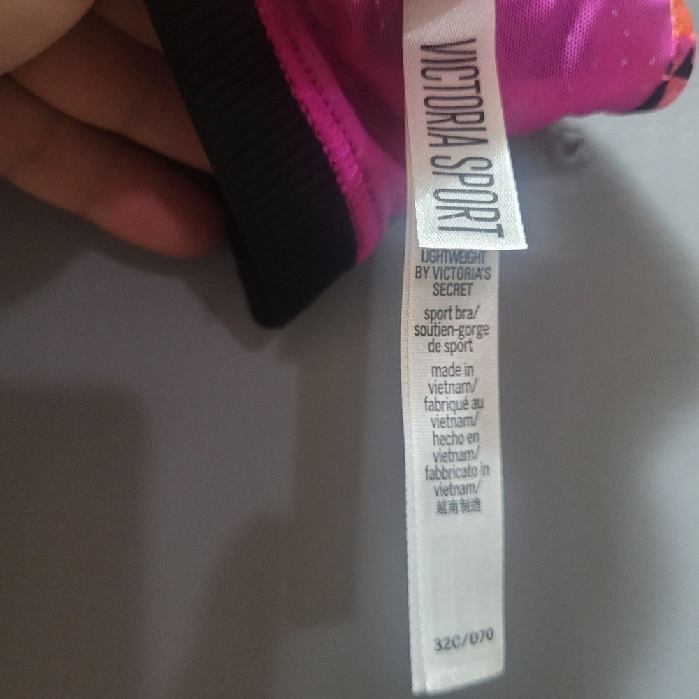 Victoria's Secret Abstract Colorful Sports Bra Size 32C - Picture 4 of 4